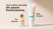 Sérum facial y crema hidratante Multitasking LOYA en orden de aplicaciónSérum facial y crema hidratante Multitasking LOYA en orden de aplicación