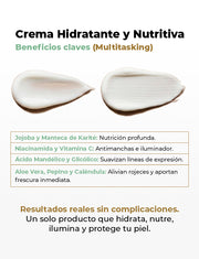 Beneficios Clave de la Crema Hidratante Multitasking LOYA - Nutrición, Hidratación y Anti-edad